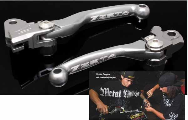 Zeta FP-M Pivot lever has a CNC lever holder, forged lever arm, titanium colour lever arm and is a rounded style lever with a price to match