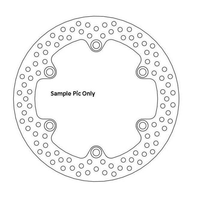 Rear Brake Disc Moto Master Round Yamaha YZ125 YZ250 WR250  98-01 YZ250F 2001 YZ426F 00-01